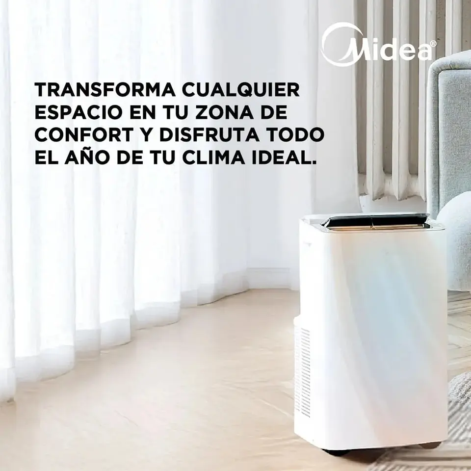 Aire Acondicionado Portátil Midea 12.000 BTU Frío/Calor 4