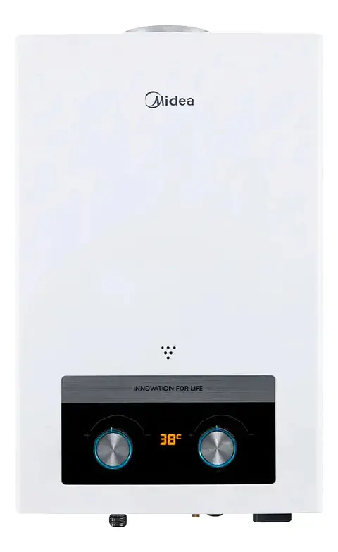 Calefont Midea 10 Litros Tiro Natural Gas Licuado