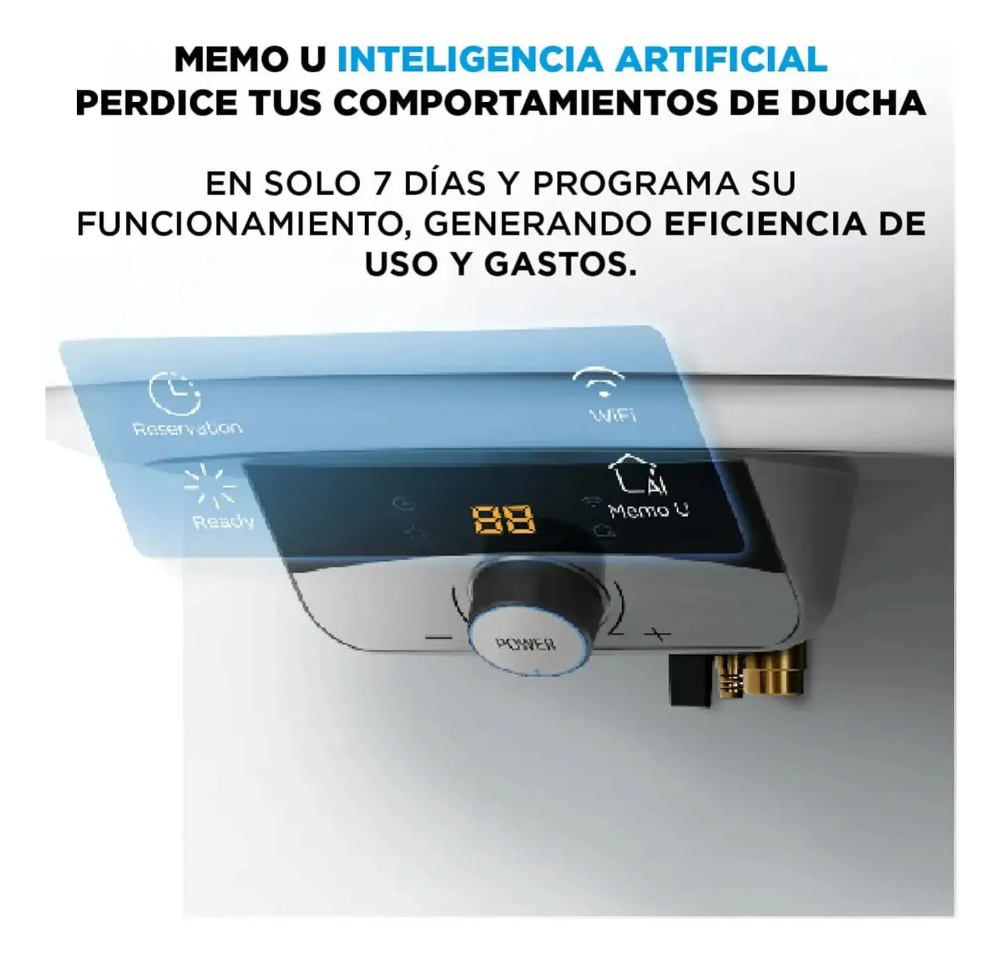 Termo Eléctrico Midea 150 Litros WiFi 3
