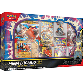 POKEMON TCG MEGA LUCARIO EX FIGURE COLLECTION - INGLES