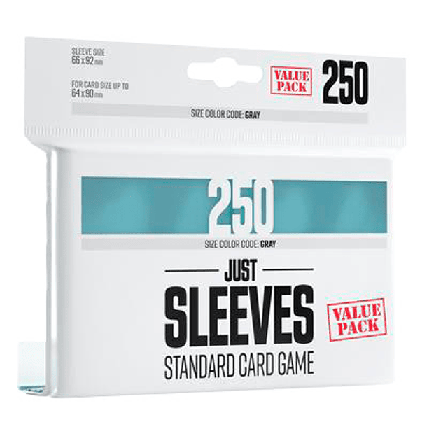 GG JUST SLEEVES VALUE PACK CLEAR (250)