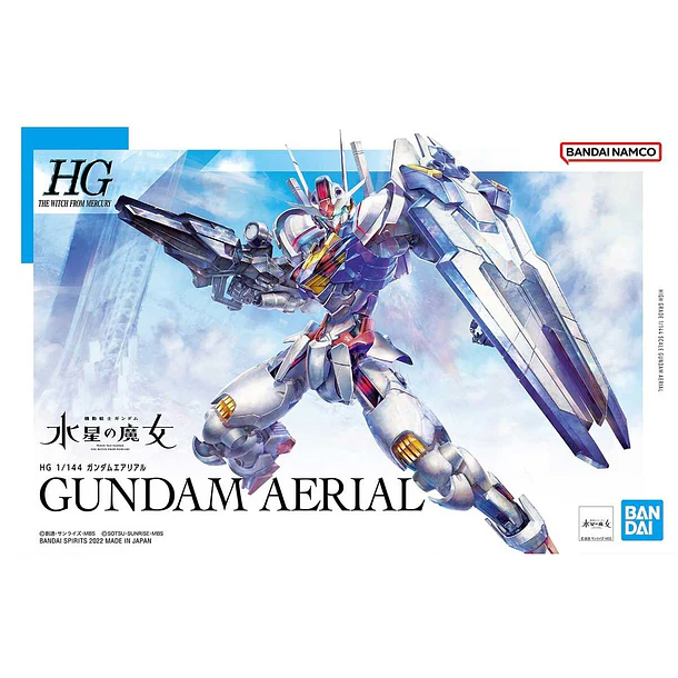 MODEL KIT HG 1/144 GUNDAM AERIAL BANDAI HOBBY 1