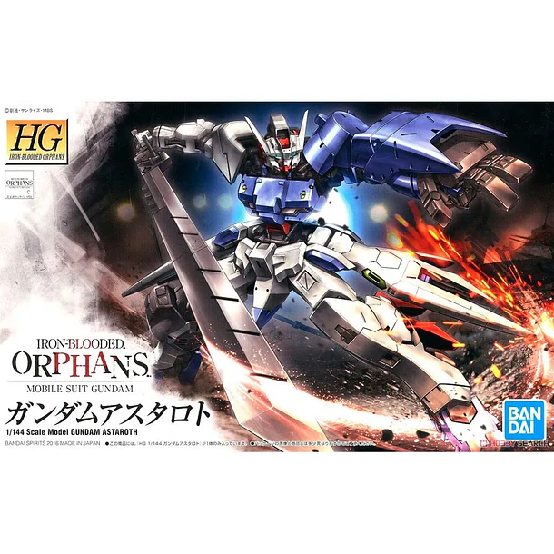 MODEL KIT HG 1/144 GUNDAM ASTAROTH BANDAI HOBBY 1