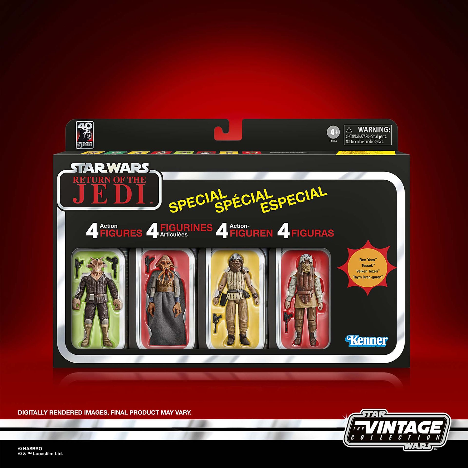 [Preventa] Jabba's Court Denizens 4-Pack - The Vintage Collection 3.75