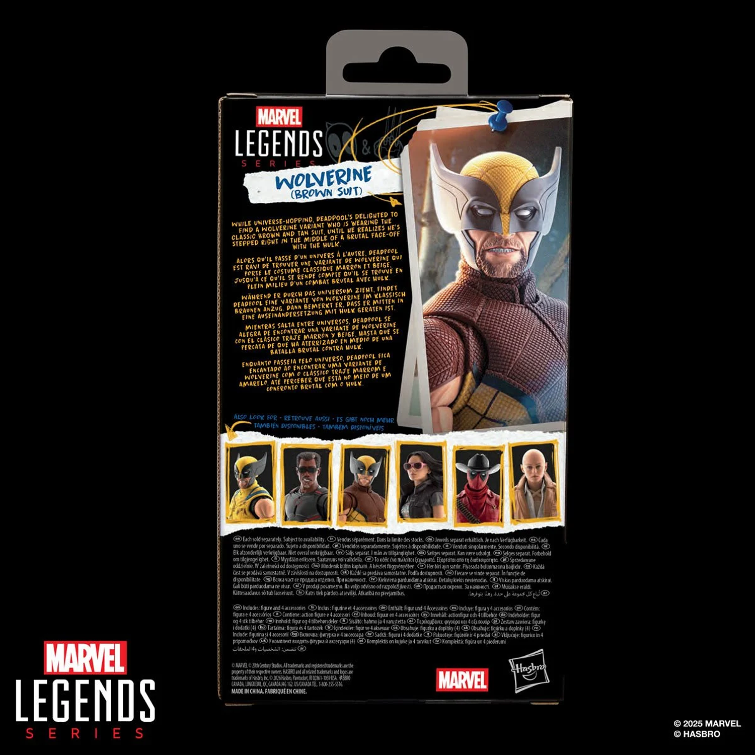 [Preventa] Wolverine (Brown Suit) Deadpool & Wolverine - Marvel Legends 6