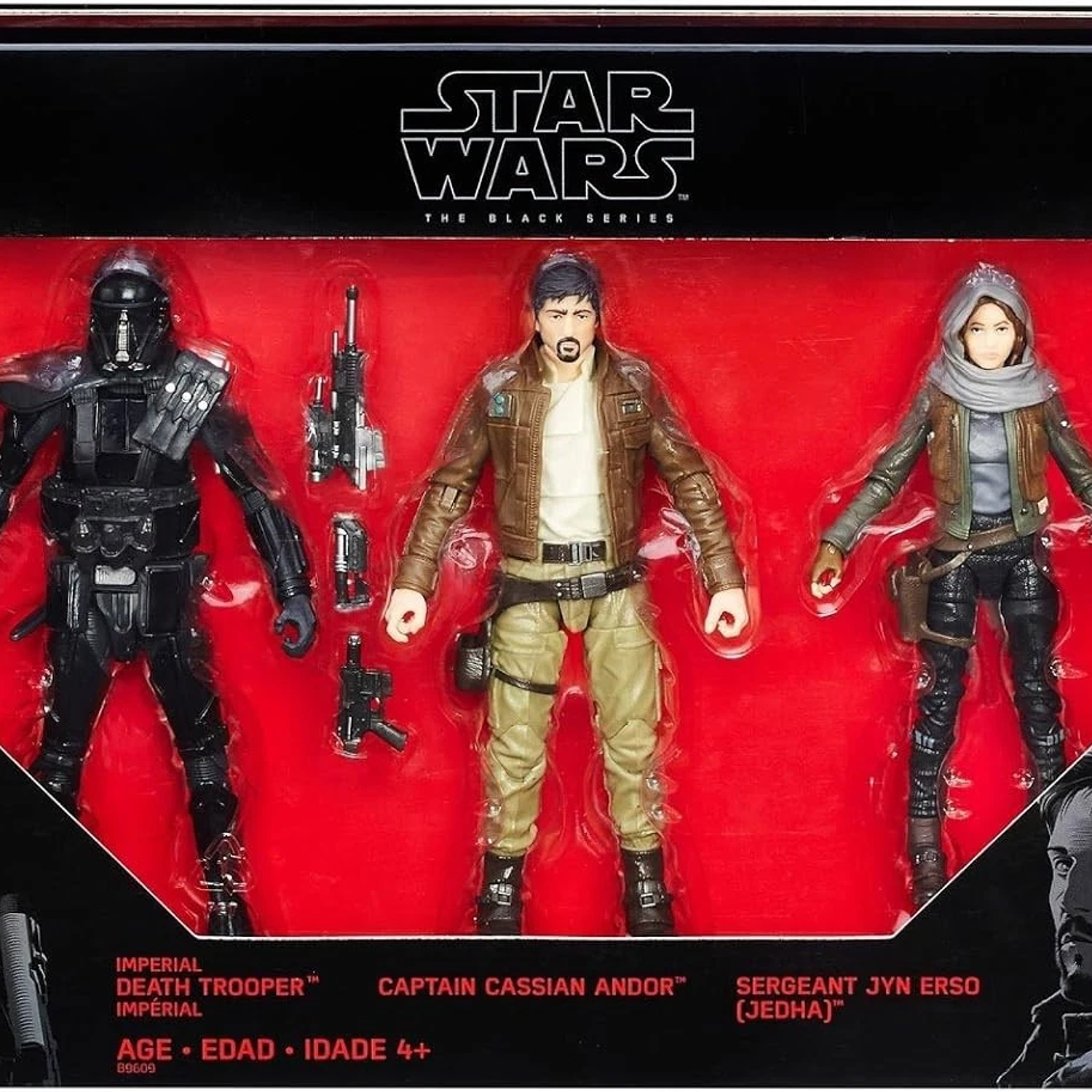Death Trooper, Captain Cassian, Jyn Erso 3 Pack - The Black Series 6