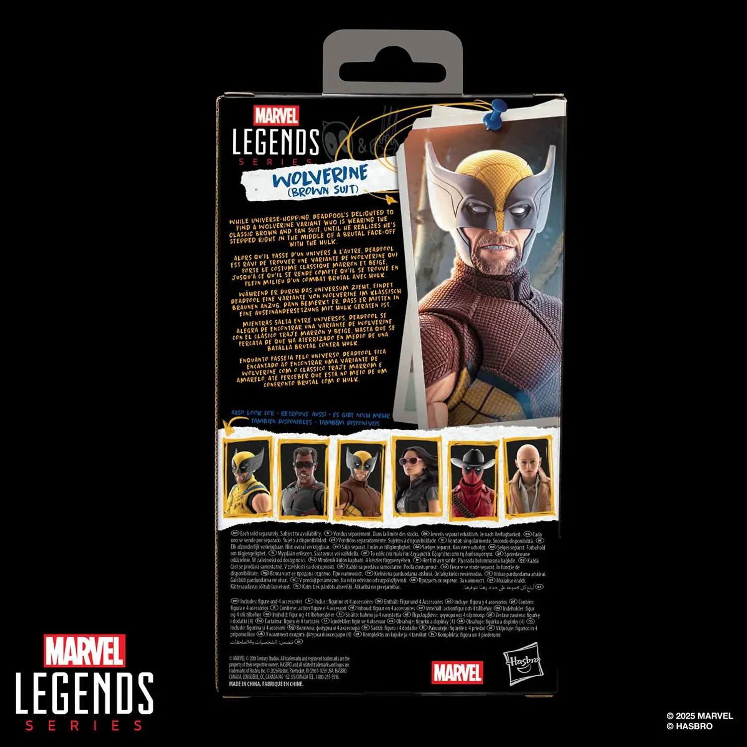 Wolverine (Brown Suit) Deadpool & Wolverine - Marvel Legends 6