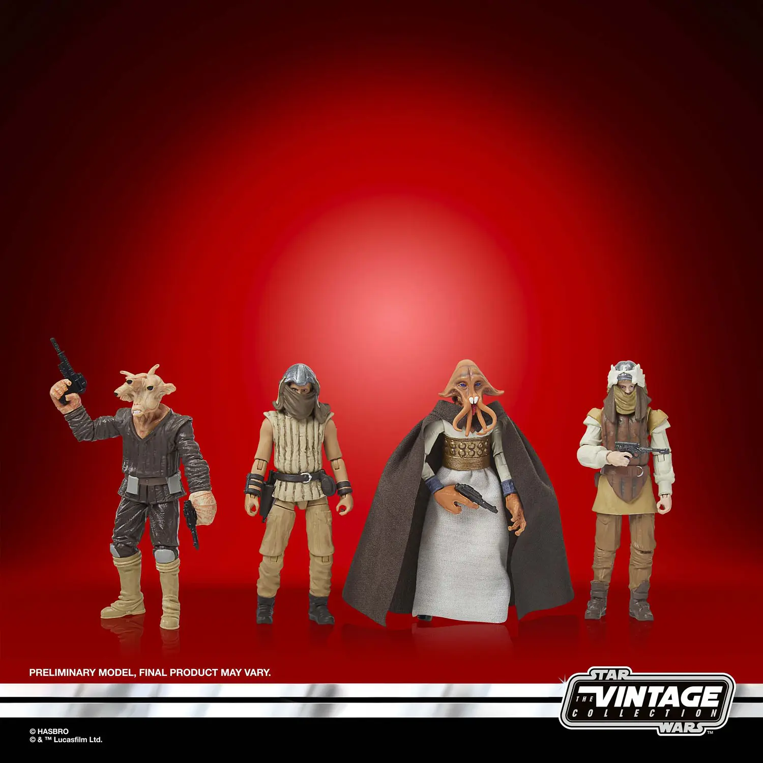 Jabba's Court Denizens 4-Pack - The Vintage Collection 3.75