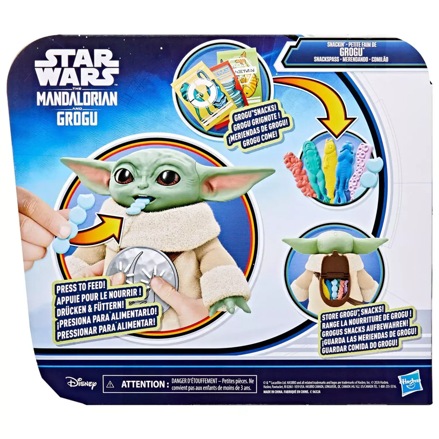 Grogu Animatrónico (The Mandalorian & Grogu) - Snackin' Grogu 6.5