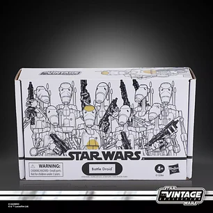 Battle Droid (4 Pack) - The Vintage Collection 3.75
