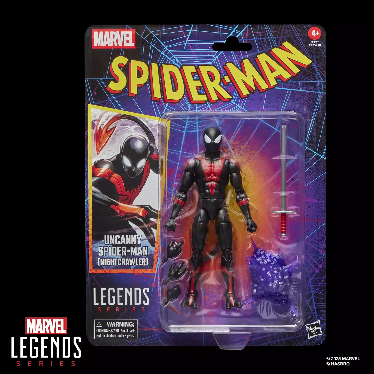 Uncanny Spider-Man (Nightcrawler) Retro - Marvel Legends 6