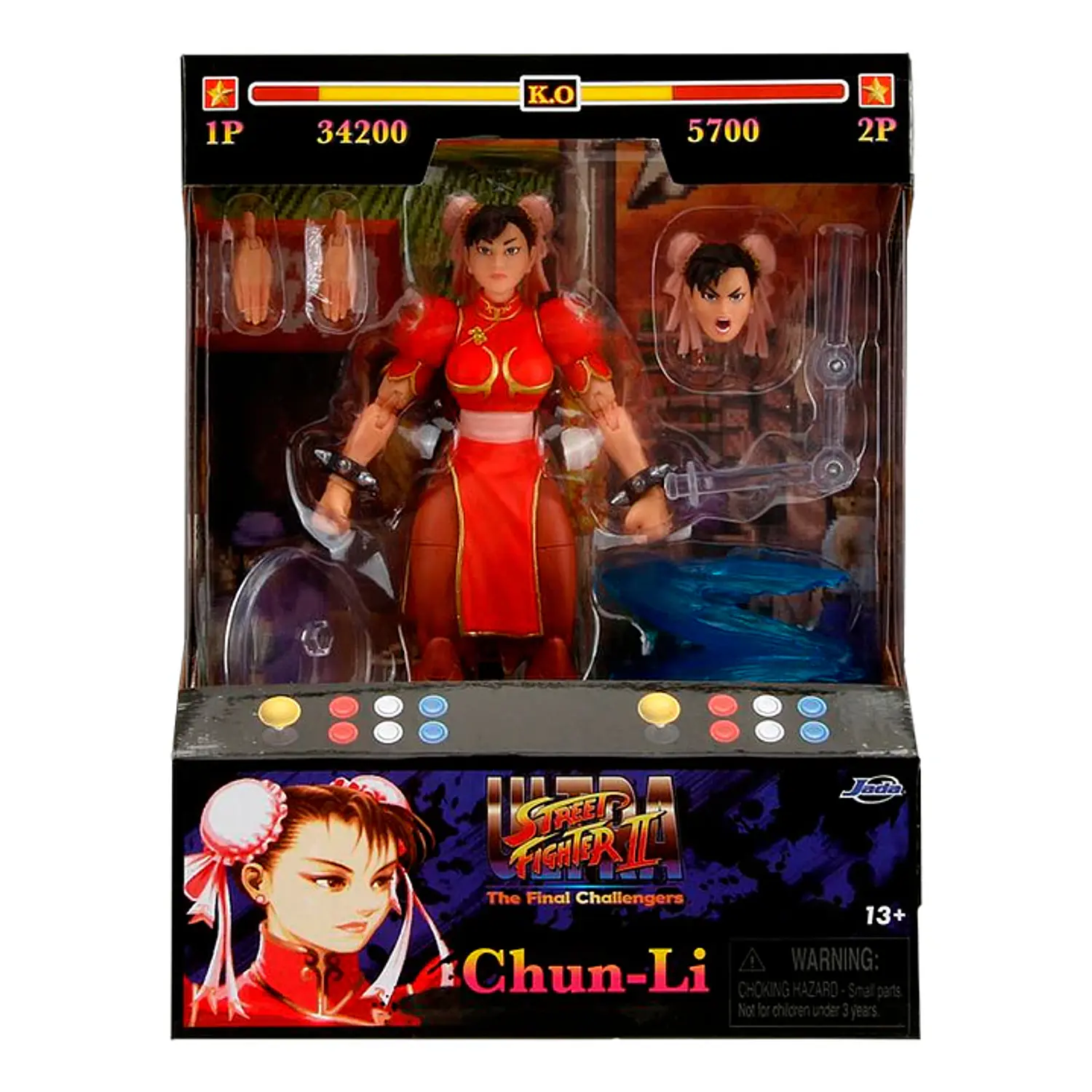 Chun-Li (Player 2) ( Ultra Street Fighter II ) - Jada Toys 6