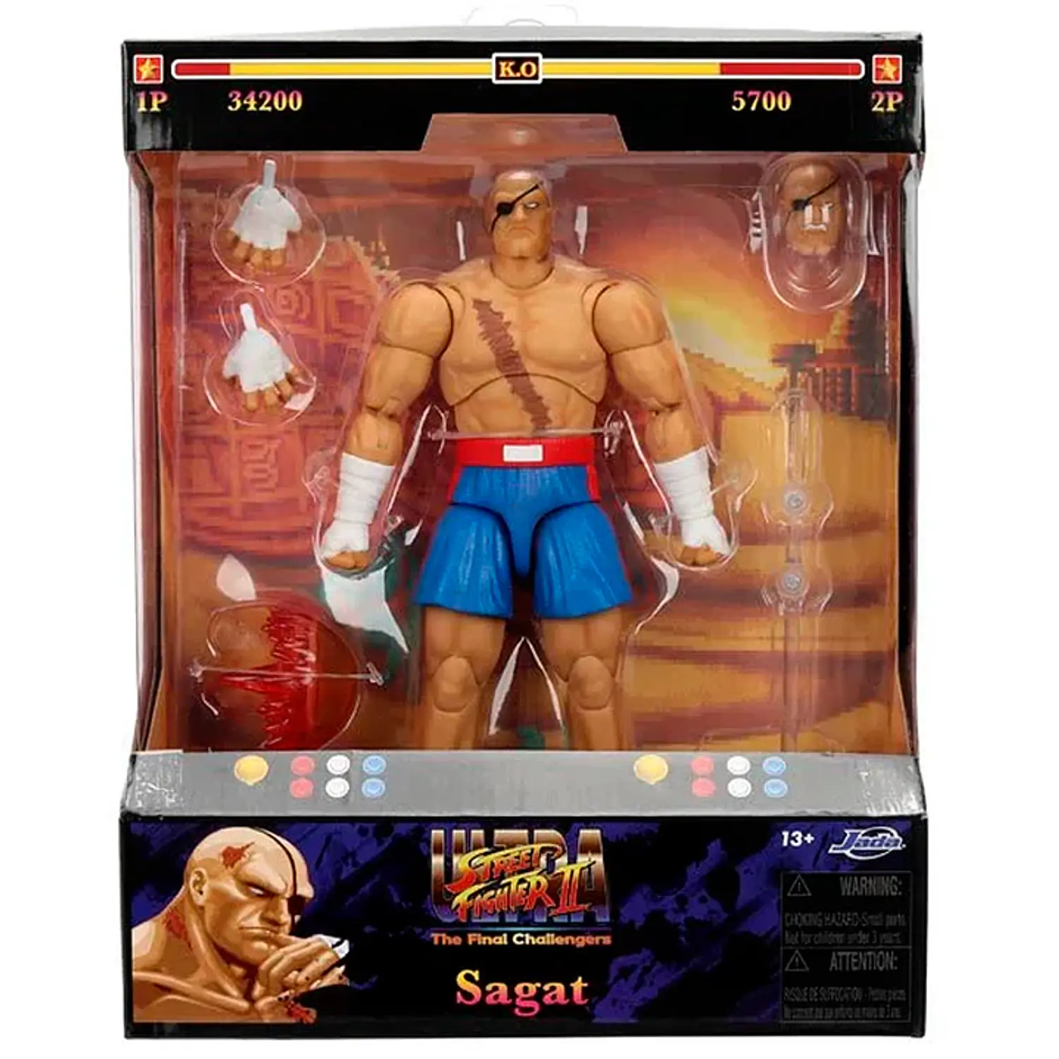 Sagat (Ultra Street Fighter II) - Jada Toys 6
