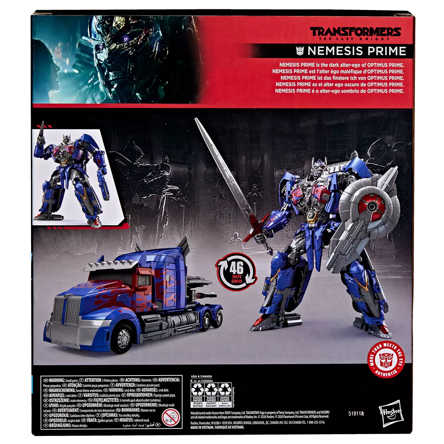 Nemesis Prime (The Last Knight) - Transformers Studio Series (Leader Class) 6