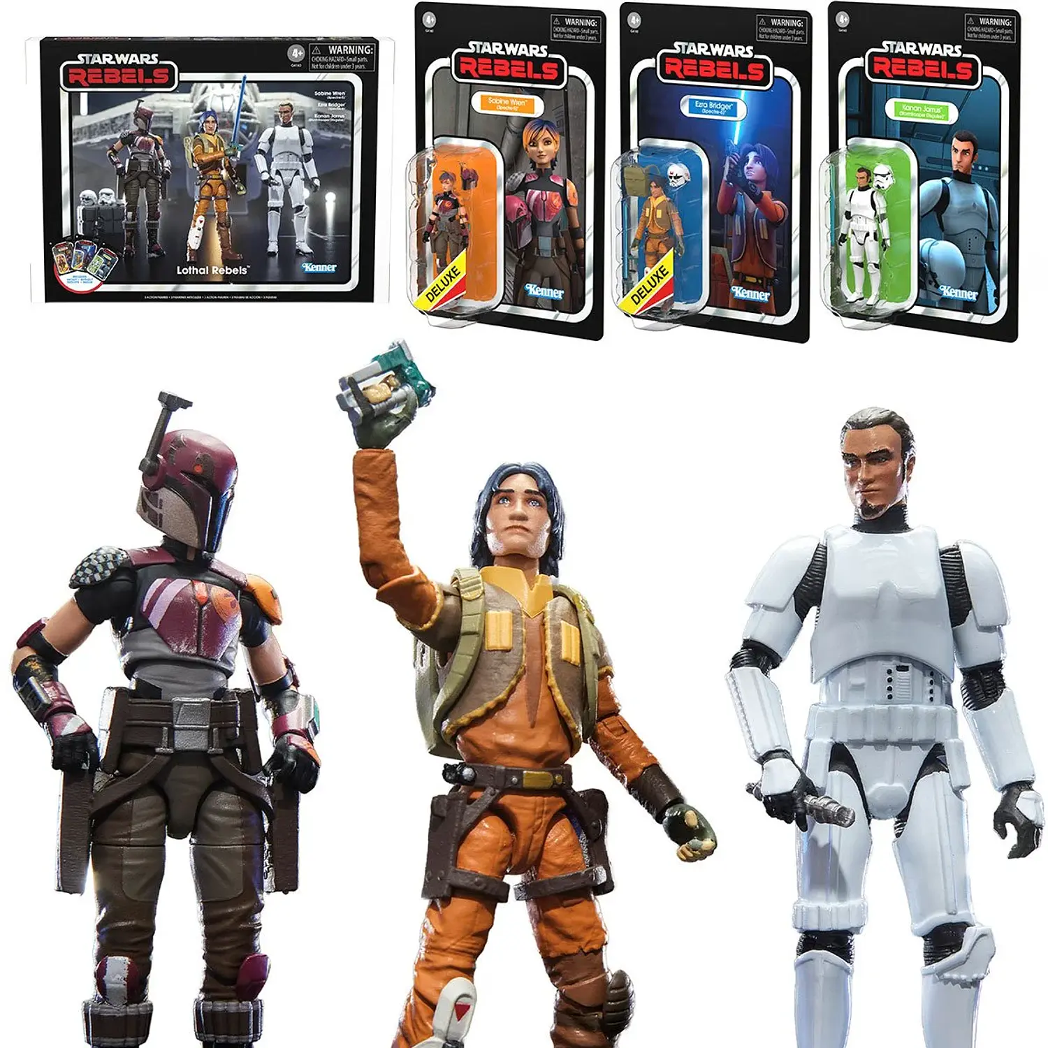 [Preventa] Lothal Rebels 3-Pack (Sabine, Ezra & Kanan) - The Vintage Collection 3.75