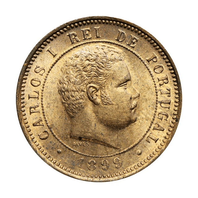 D. Carlos I - 5 Reis 1899 Bronze