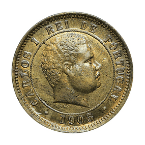 D. Carlos I - 5 Reis 1905 Bronze