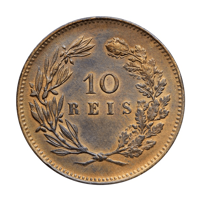 D. Carlos I - 10 Reis 1892 Bronze