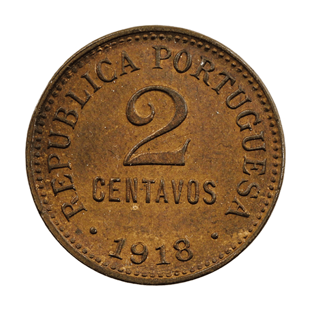 2 Centavos 1918 Bronze