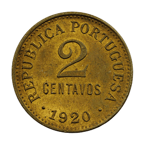 2 Centavos 1920 Bronze