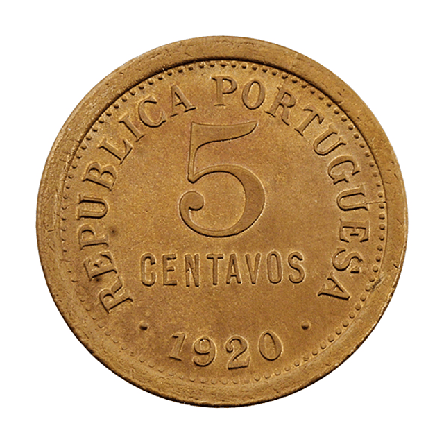 5 Centavos 1920 Bronze