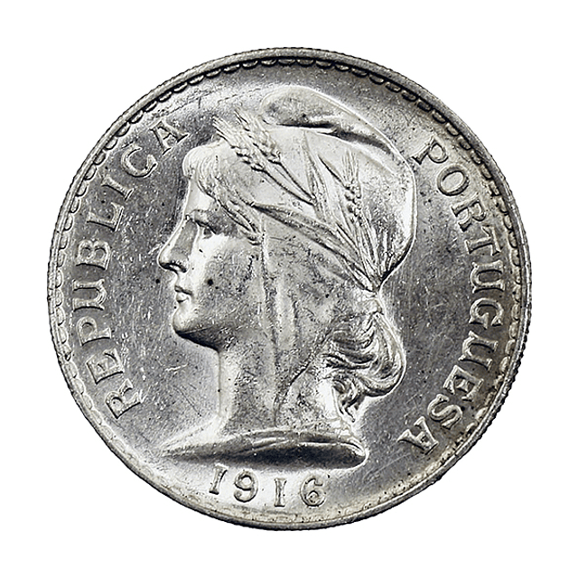 50 Centavos 1916 Prata
