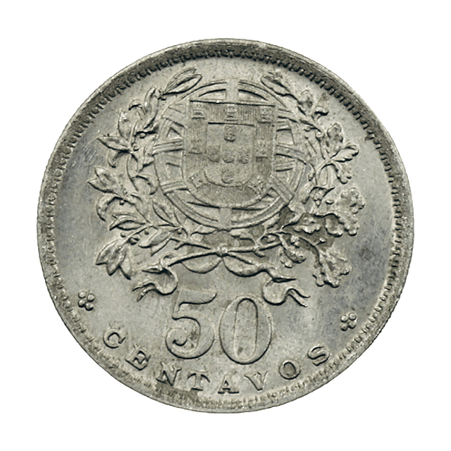 50 Centavos 1946 Alpaca