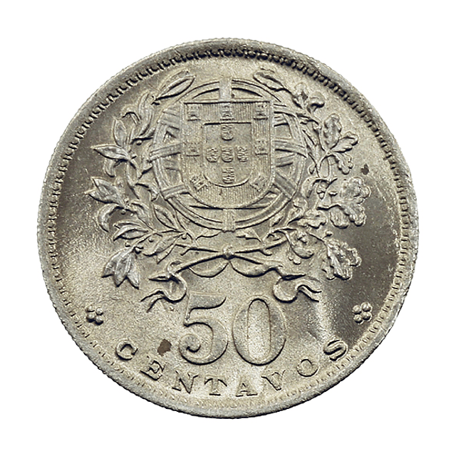 50 Centavos 1953 Alpaca