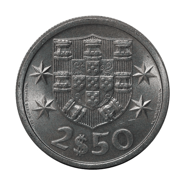 2.50 Escudos 1969 Cupro-Níquel 