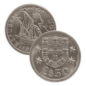 2.50 Escudos 1973 Cupro-Níquel