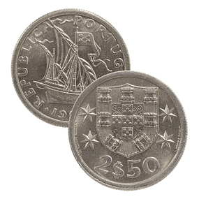 2.50 Escudos 1976 Cupro-Níquel 