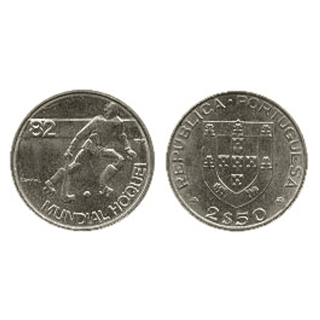 2.50 Escudos 1982 Hóquei Patins