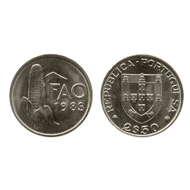 2.50 Escudos 1983 FAO