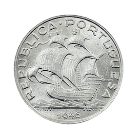 5 escudos 1946 Prata