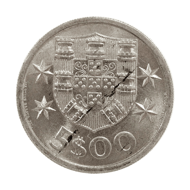 5 escudos 1967 Cupro-Níquel