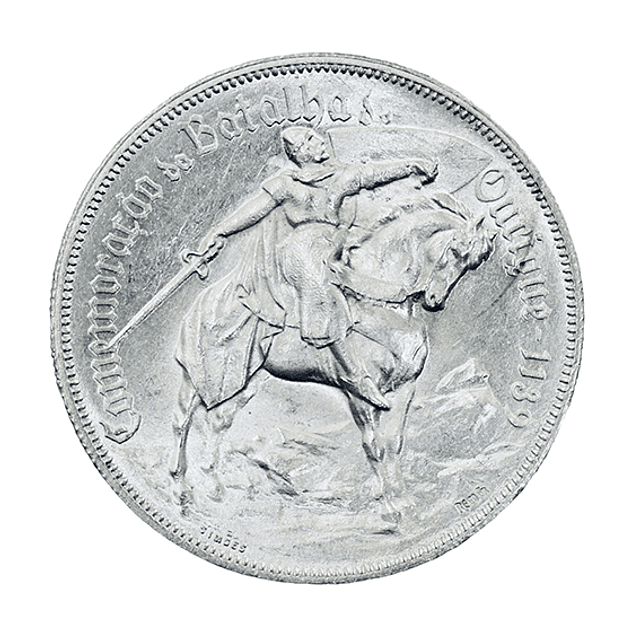 10 Escudos 1928 Prata