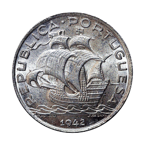 10 Escudos 1942 Prata