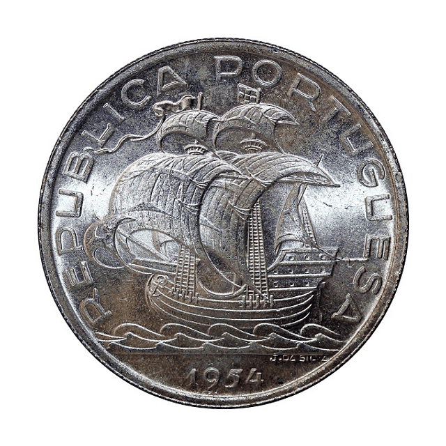 10 Escudos 1954 Prata