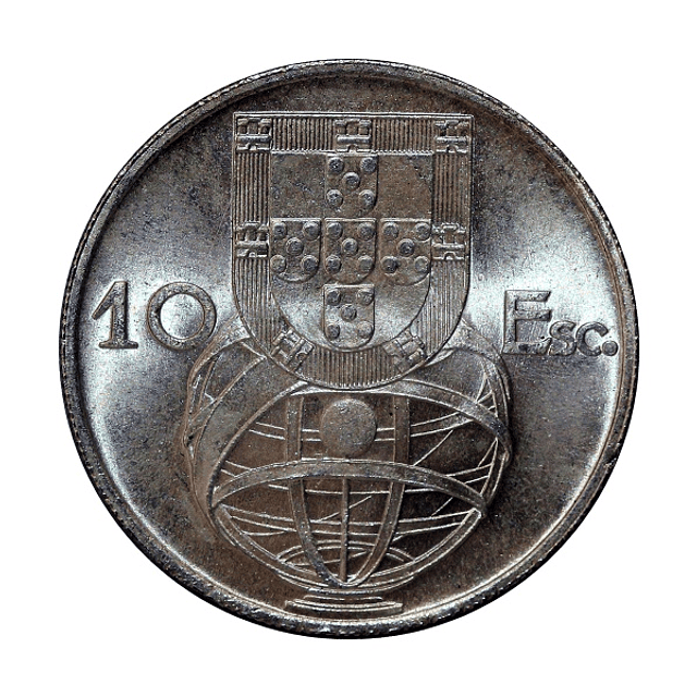 10 Escudos 1954 Prata