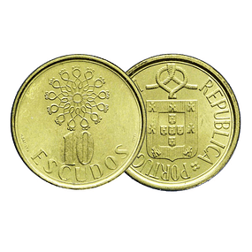 10 Escudos 1992 Latão-Níquel