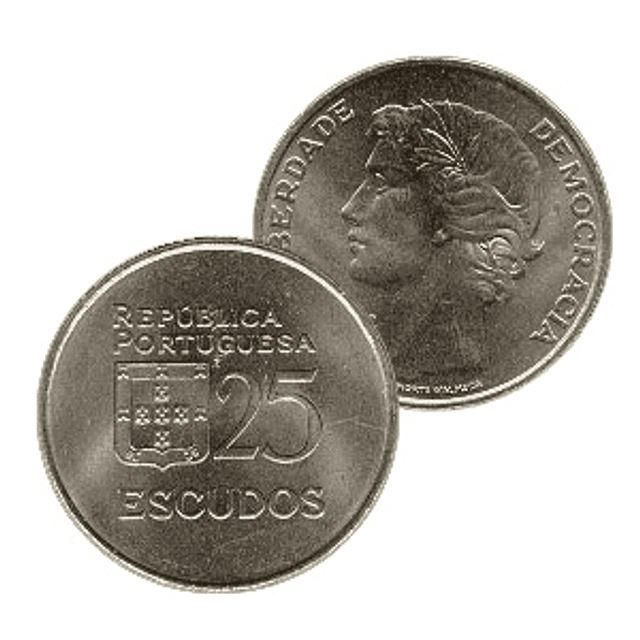 25 Escudos 1981 Cupro-Níquel