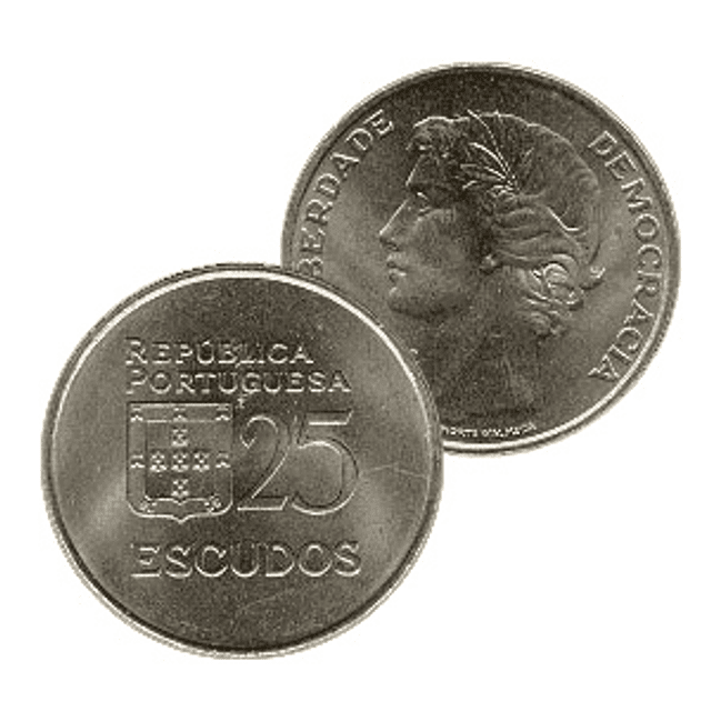 25 Escudos 1986 Cupro-Níquel