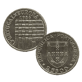 25 Escudos 1986 CEE