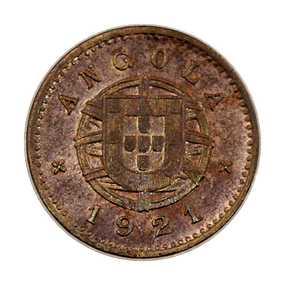 Angola - 1 Centavo 1921 Bronze