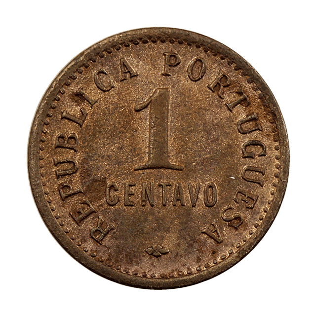 Angola - 1 Centavo 1921 Bronze