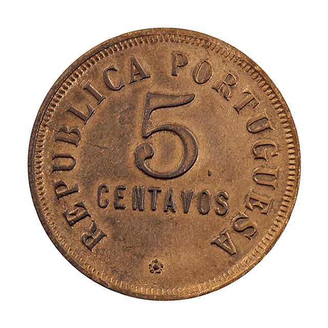 Angola - 5 Centavos 1922 Bronze