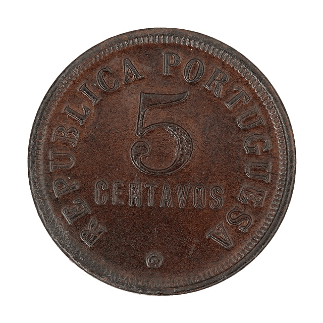 Angola - 5 Centavos 1924 Bronze