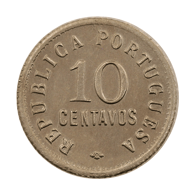 Angola - 10 Centavos 1922 Cupro-Níquel