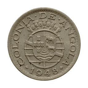 Angola - 50 Centavos 1948 Alpaca