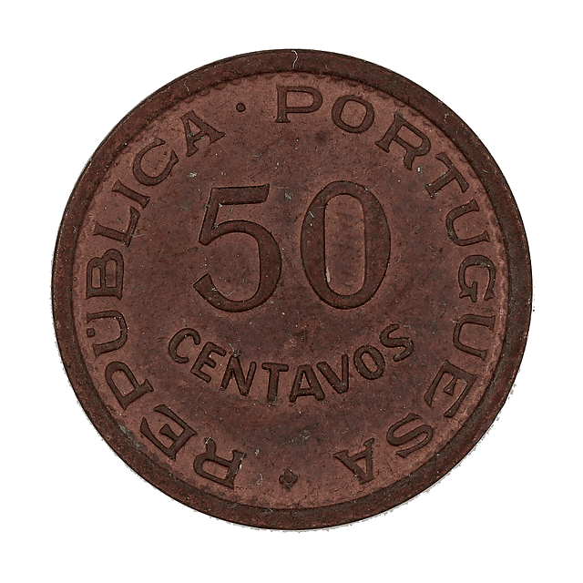 Angola - 50 Centavos 1954 Bronze